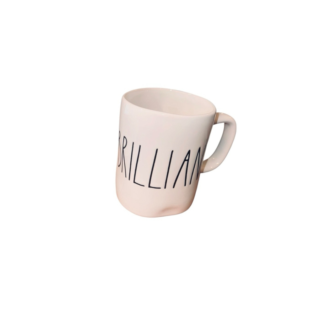 Unisex Rae Dunn Brilliant Mug One Size Cream Black Rae Dunn 4/$30 bundled
